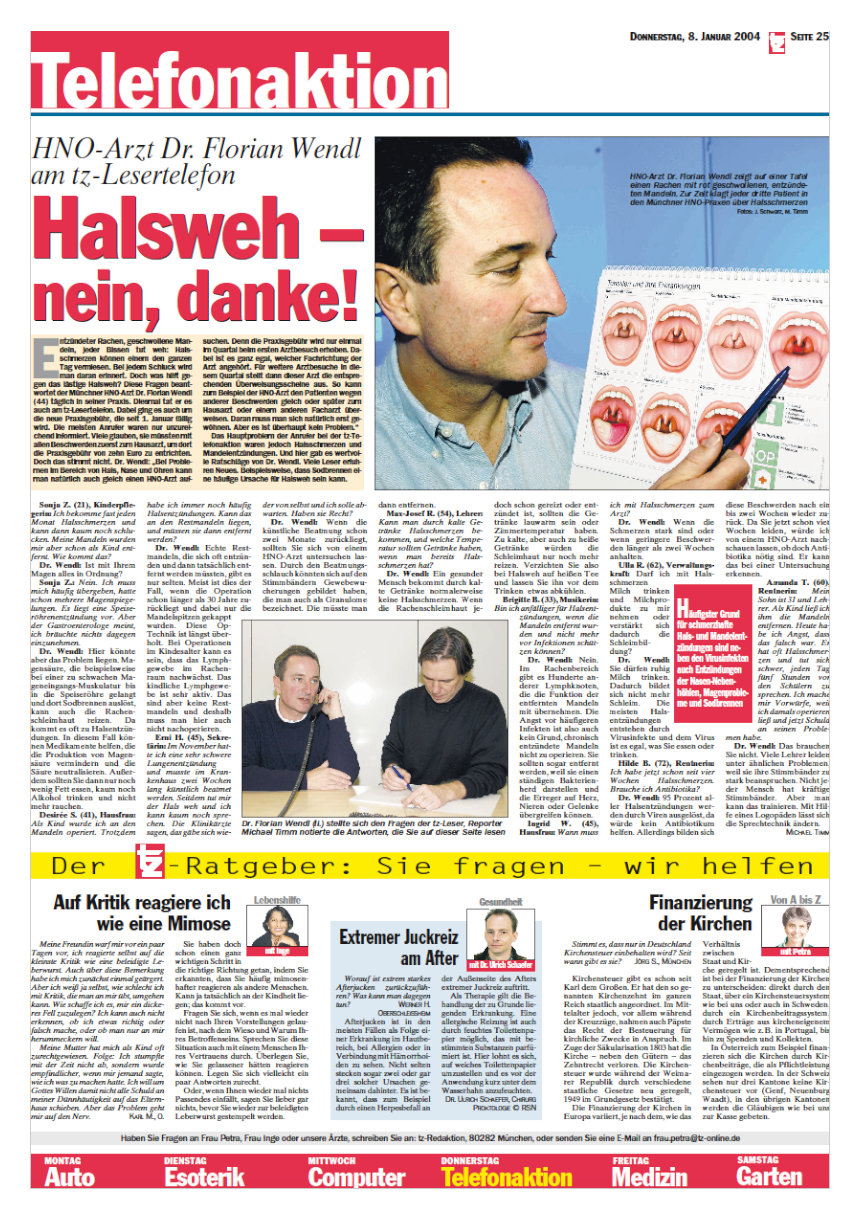 Halsweh – nein, danke!