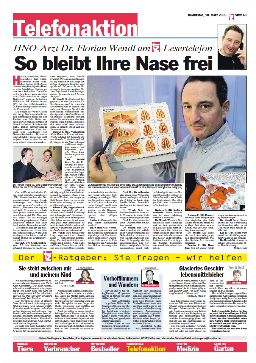 So bleibt Ihre Nase frei